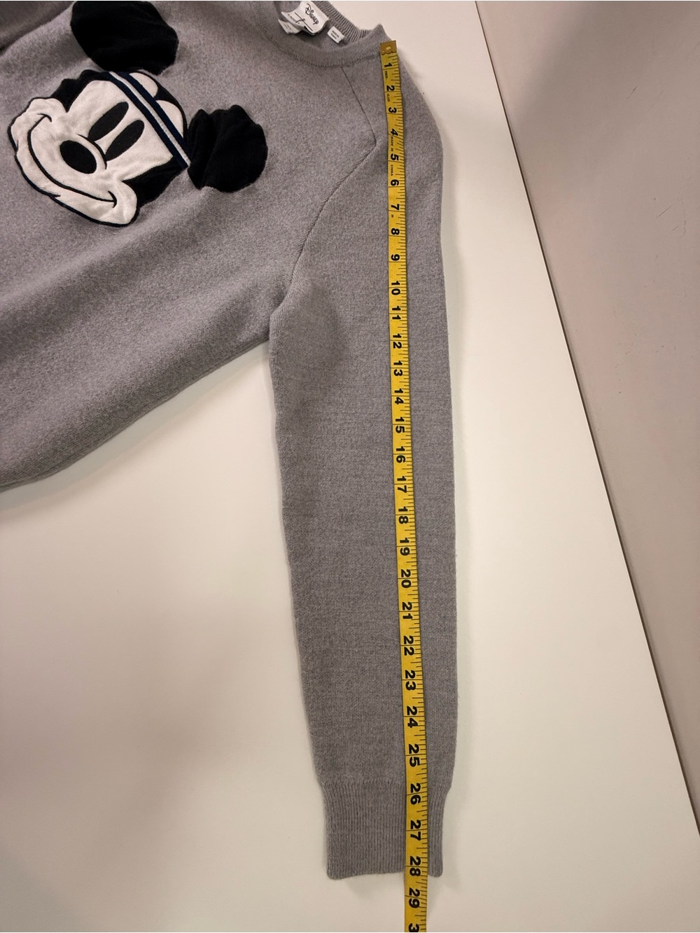 Lacoste Disney x Mickey Mouse Tennis Wool Blend Crewneck | Gray | Large - Picture 16 of 16
